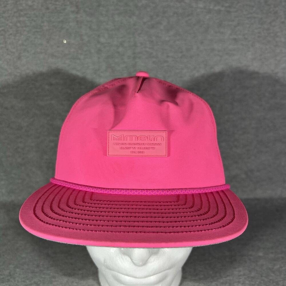 Melin Coronado Hydro Snapback Hat Pink Neon Collection It’s A Vibe L MINT